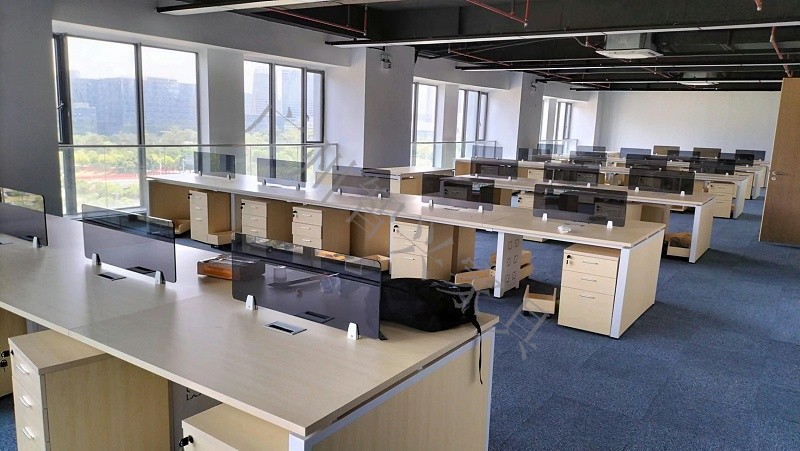 [办公家具定制案例]：南沙外运 -广州智兴家具